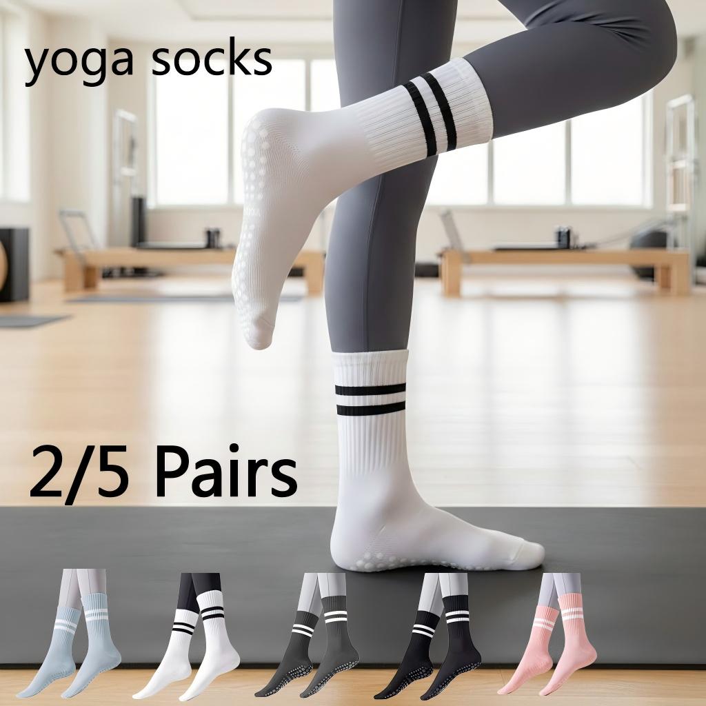 Pilates Yoga Gym - Meias de Yoga Antiderrapantes para Mulheres,