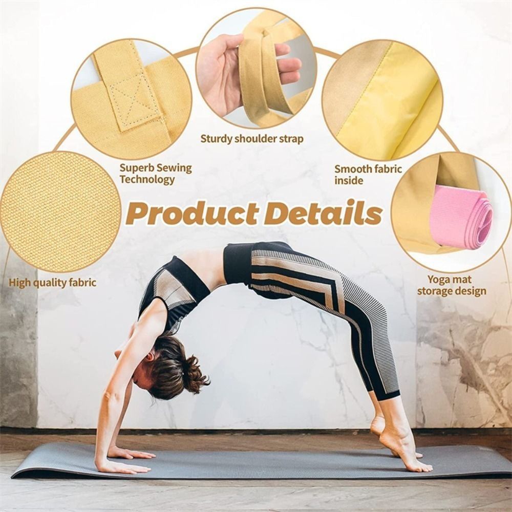 Pilates Yoga Mat Thickness - Bolsa de Transporte para Tapete de
