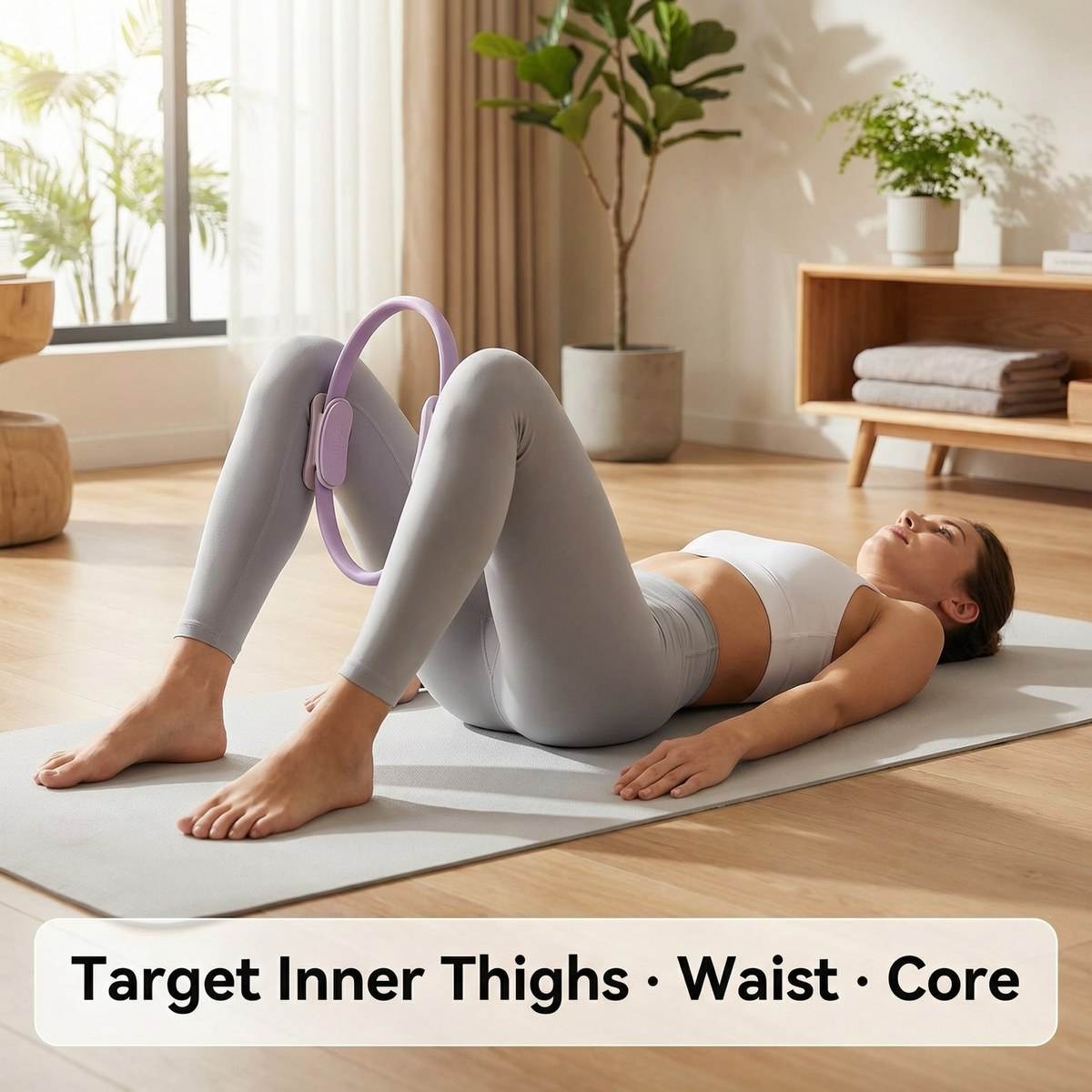 Home Pilates Yoga - Anel de Pilates de 38cm, Círculo