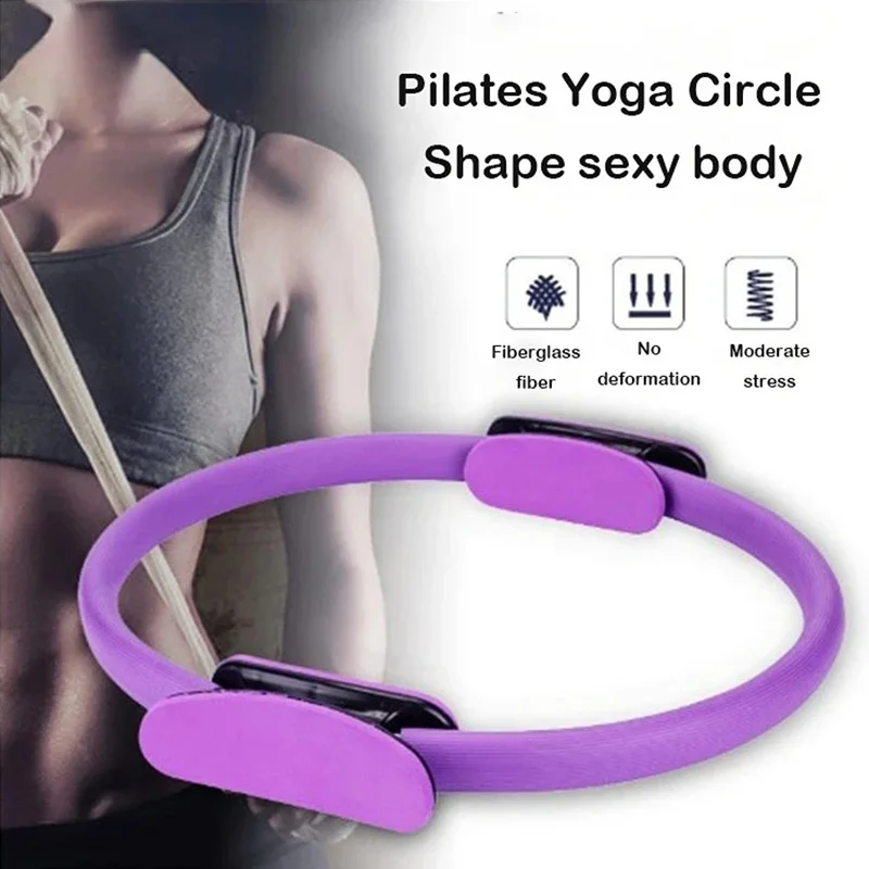 Pilates Yoga Resistance Ring - Pilates yoga círculo beleza volta emagrecimento