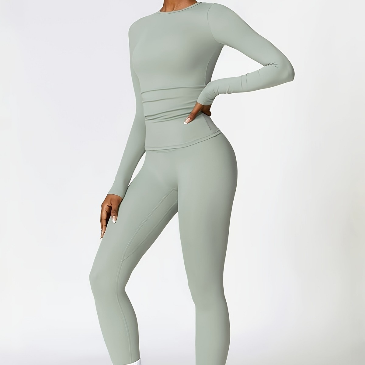 Conjunto de ioga justo e slim, - Pilates & Yoga Vida avaliação e preço