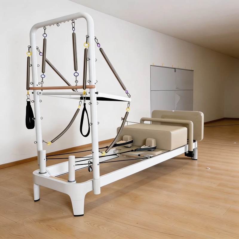 Cama de Pilates Reformer Branc - Pilates Yoga Loft avaliação e preço