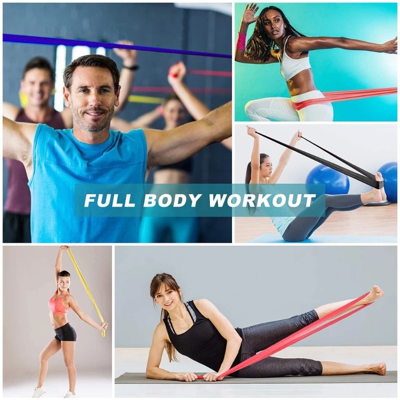 Faixas de Resistência de Látex - Home Pilates Yoga avaliação e preço