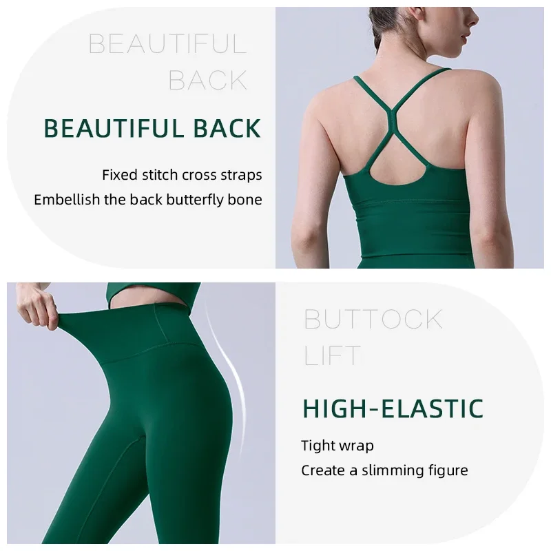 2 peça roupas de yoga agasalho - Pilates Yoga Legging avaliação e preço