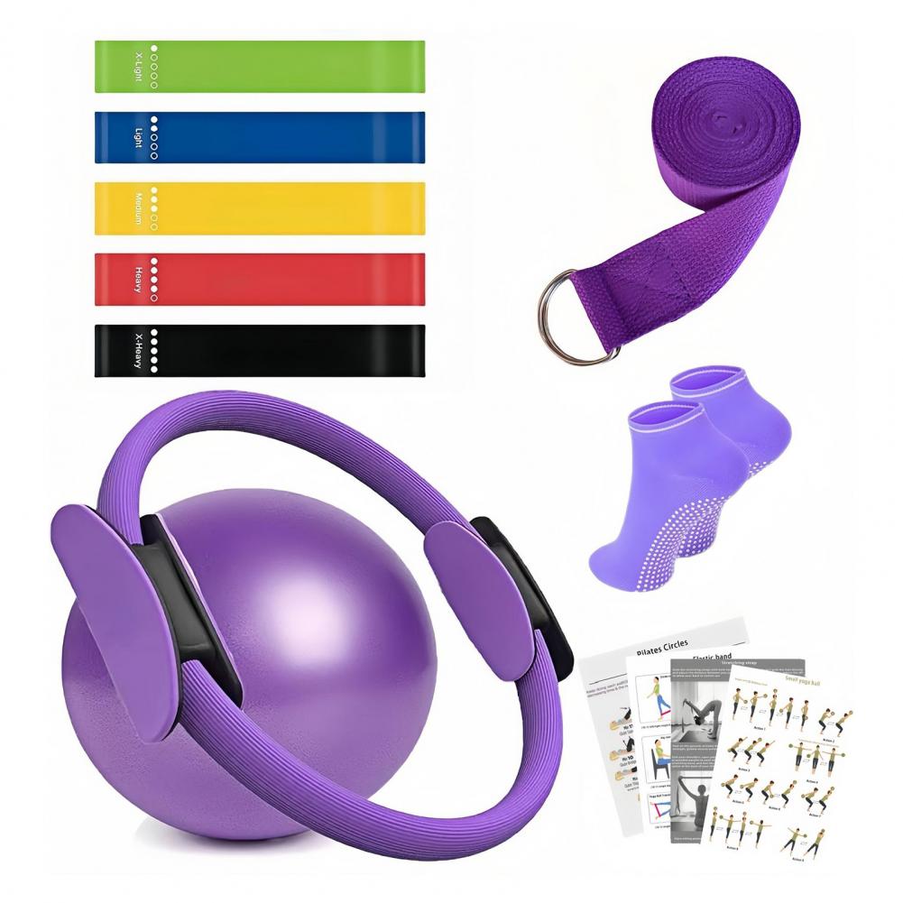 Kit de Fitness para Yoga com 9 - Pilates Yoga Resistance Ring avaliação e preço