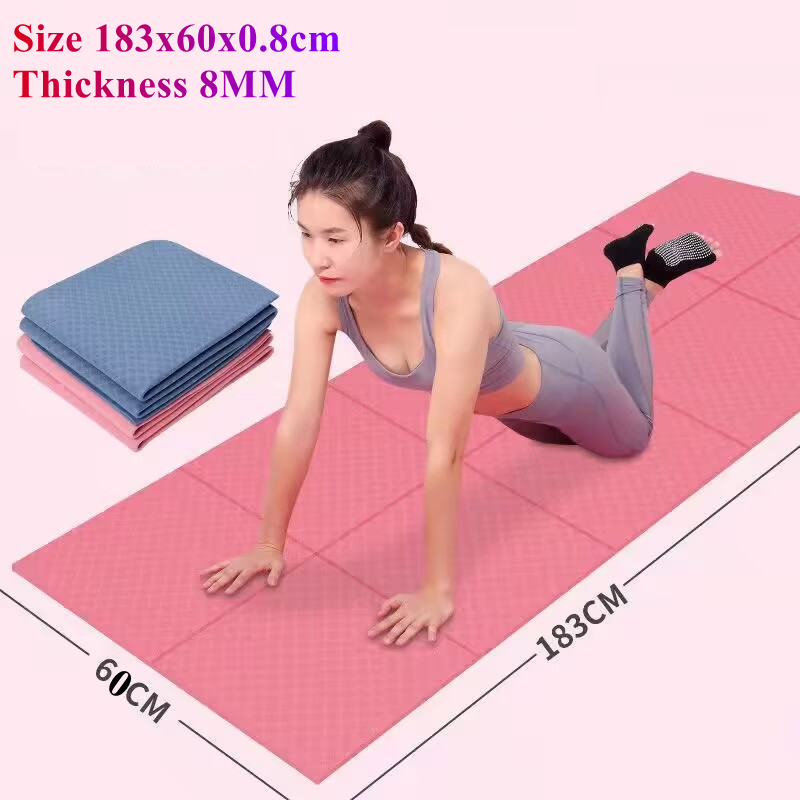 Dobrável portátil 183x60cm yog - Pilates Yoga Mat Thickness avaliação e preço