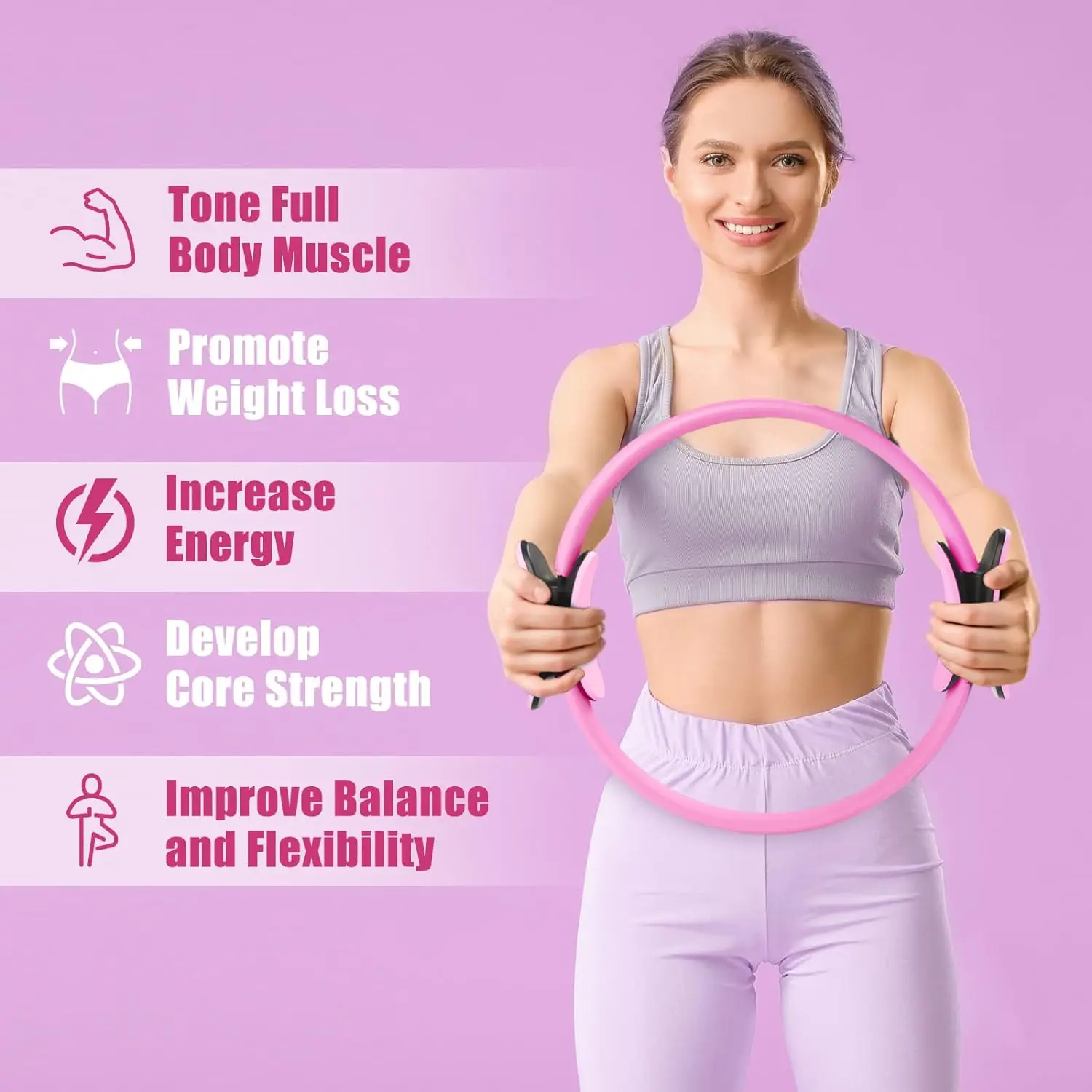 Anel de Pilates, Treinador de  - Pilates Yoga Resistance Ring avaliação e preço
