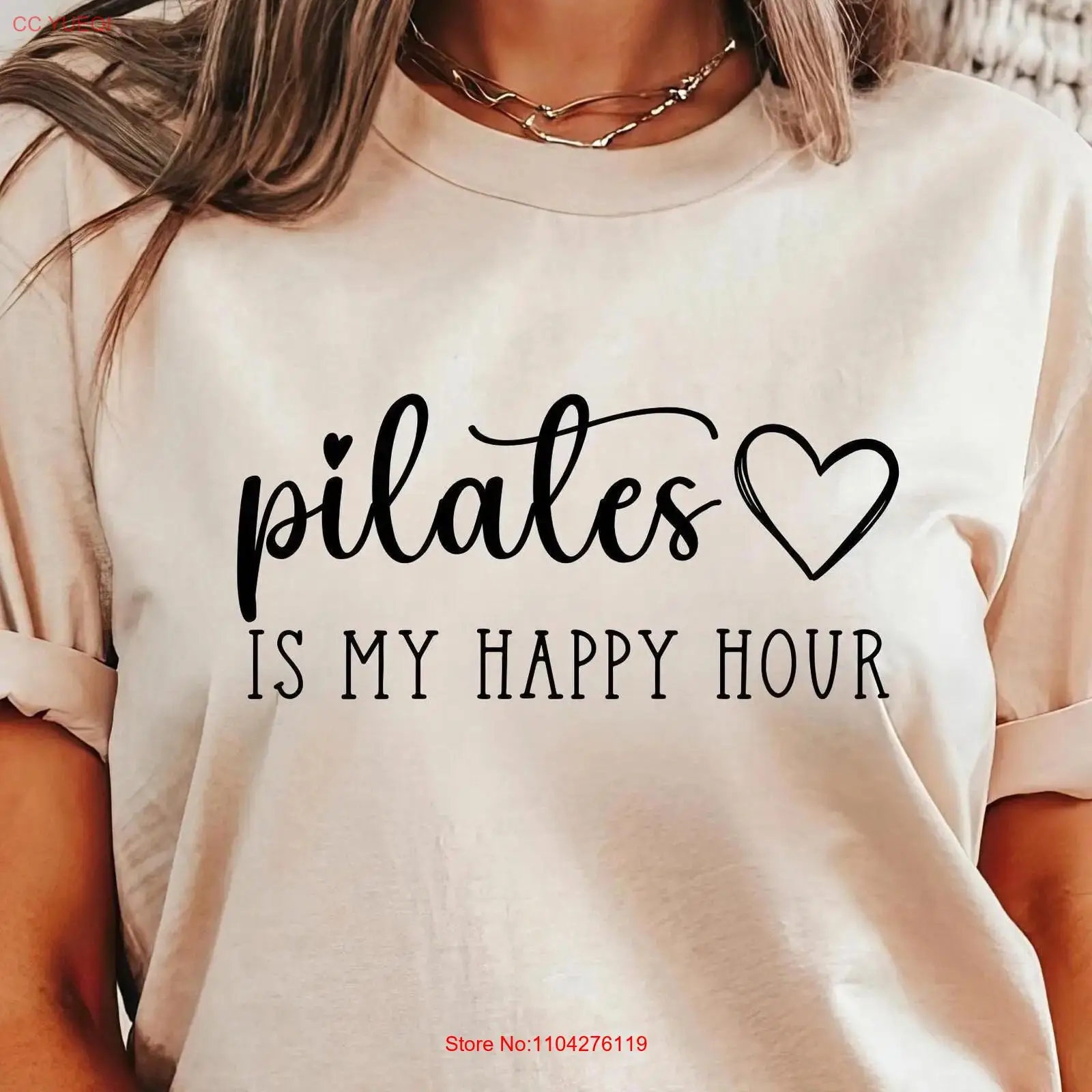Camiseta Pilates é meu Happy H - Pilates Yoga Instructor avaliação e preço