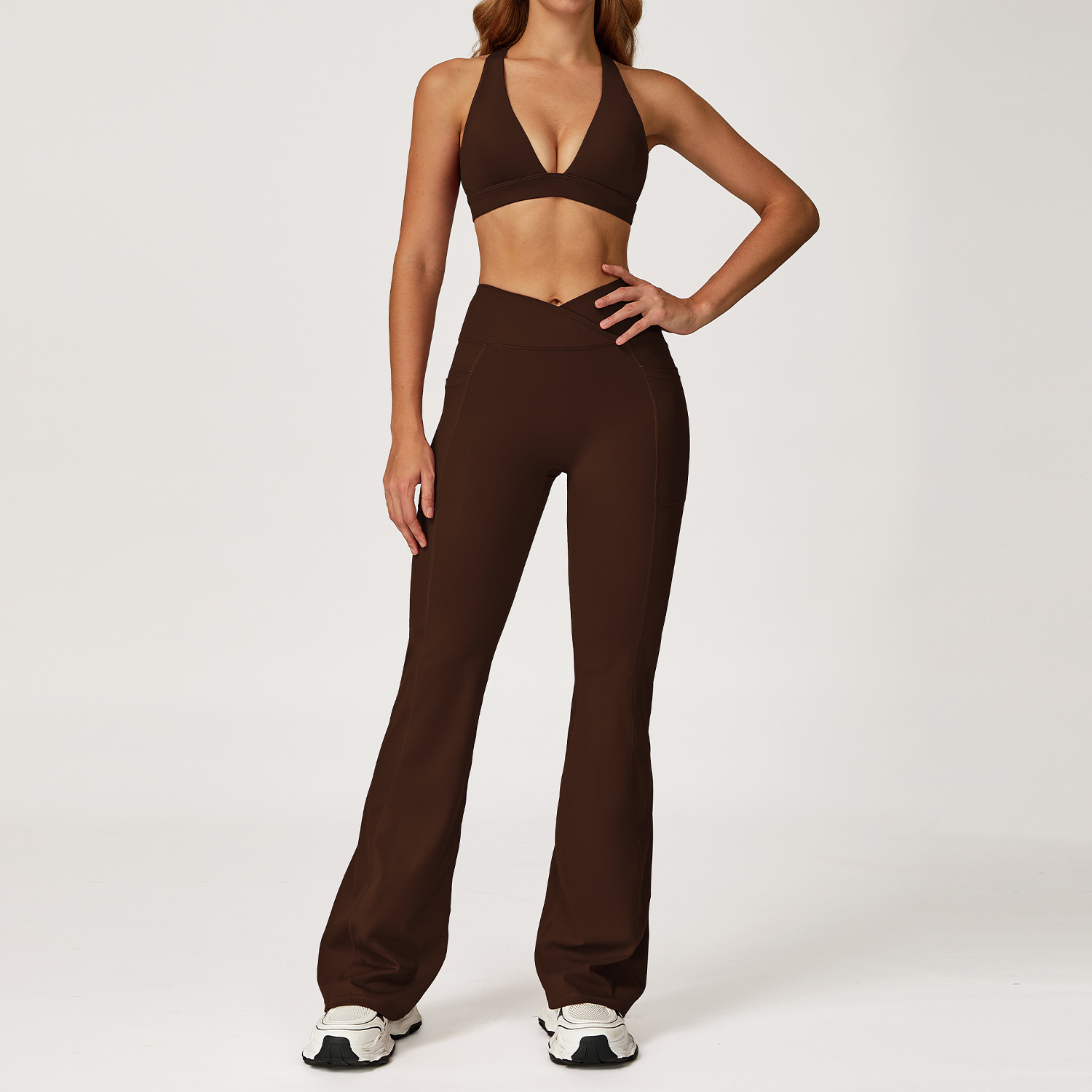 Conjunto de 2 peças para fitne - Pilates Yoga Legging avaliação e preço