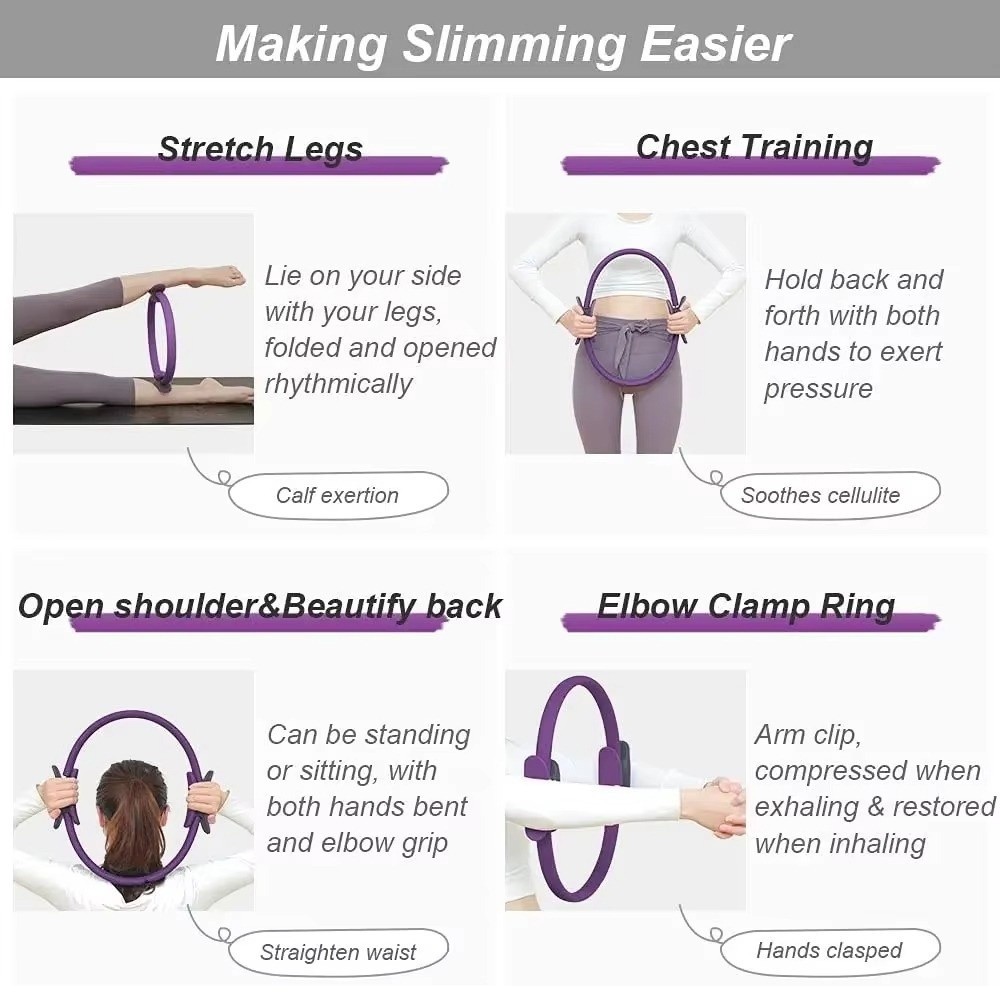 Anel de Exercício para Yoga e  - Pilates Yoga Resistance Ring avaliação e preço