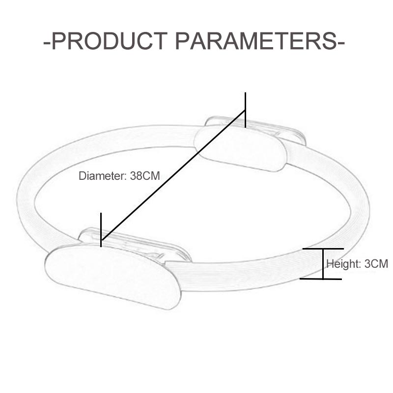 Anel de Pilates Elástico para  - Pilates Yoga Resistance Ring avaliação e preço