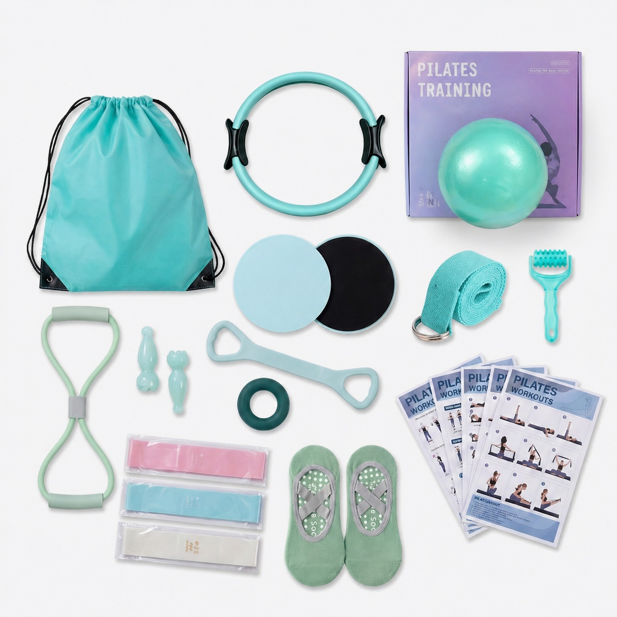 Conjunto de Anéis de Pilates,  - Pilates Yoga Resistance Ring avaliação e preço