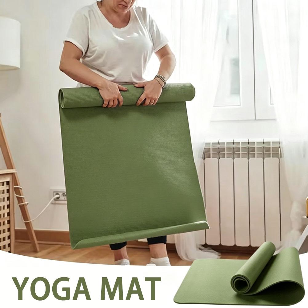 Tapete de ioga grosso antiderr - Pilates Yoga Mat Thickness avaliação e preço