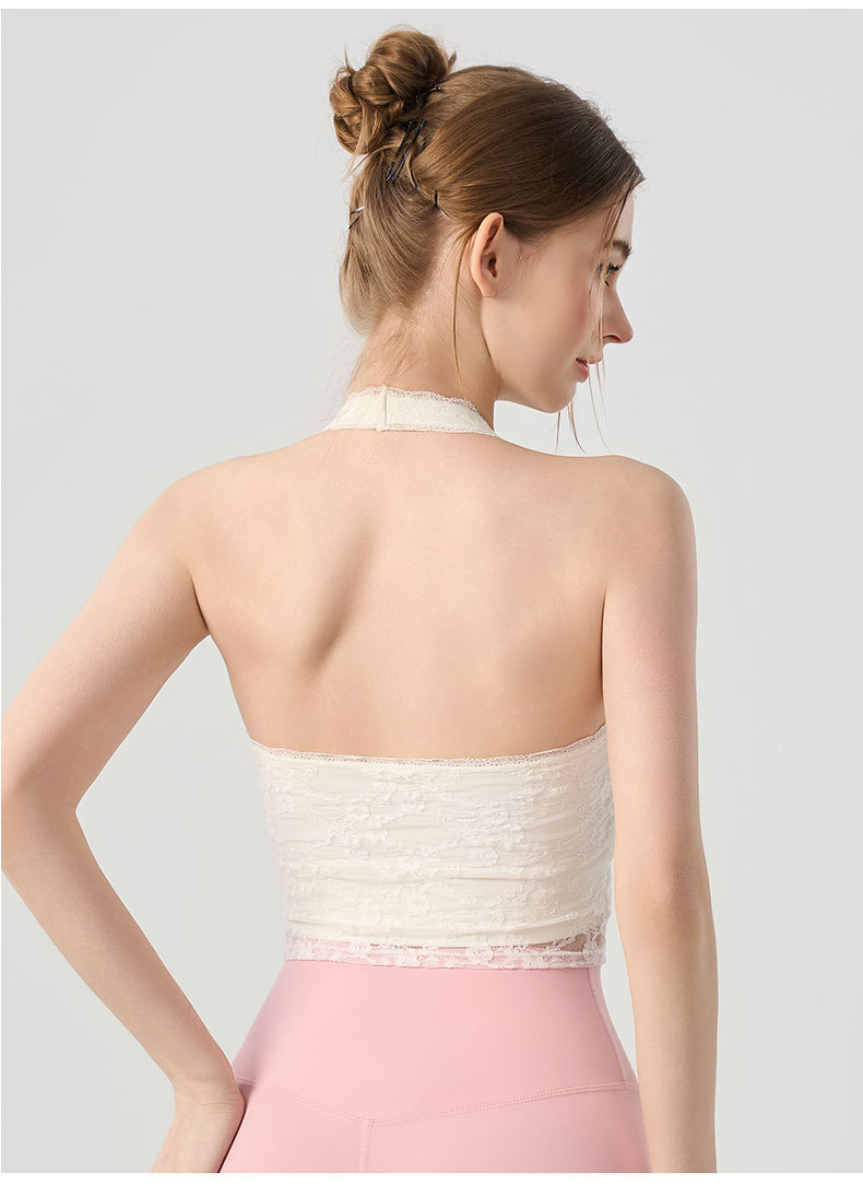 Top Feminino Sexy Halter com D - Pilates V Yoga avaliação e preço