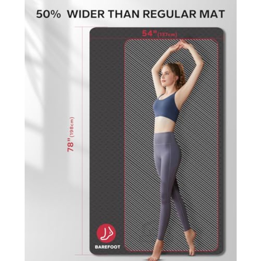 Tapete de Yoga Extra Grande pa - Pilates Yoga Mat Thickness avaliação e preço
