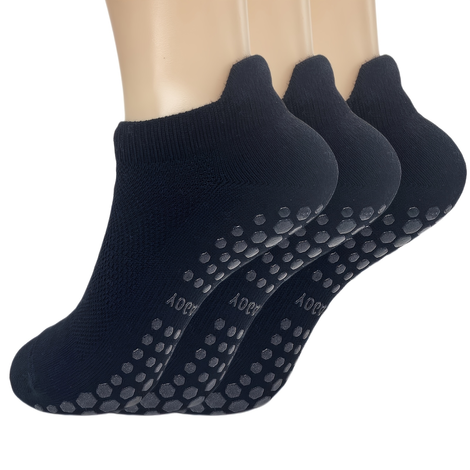 3 Pares de Meias Antiderrapant - Pilates Yoga And Barre avaliação e preço