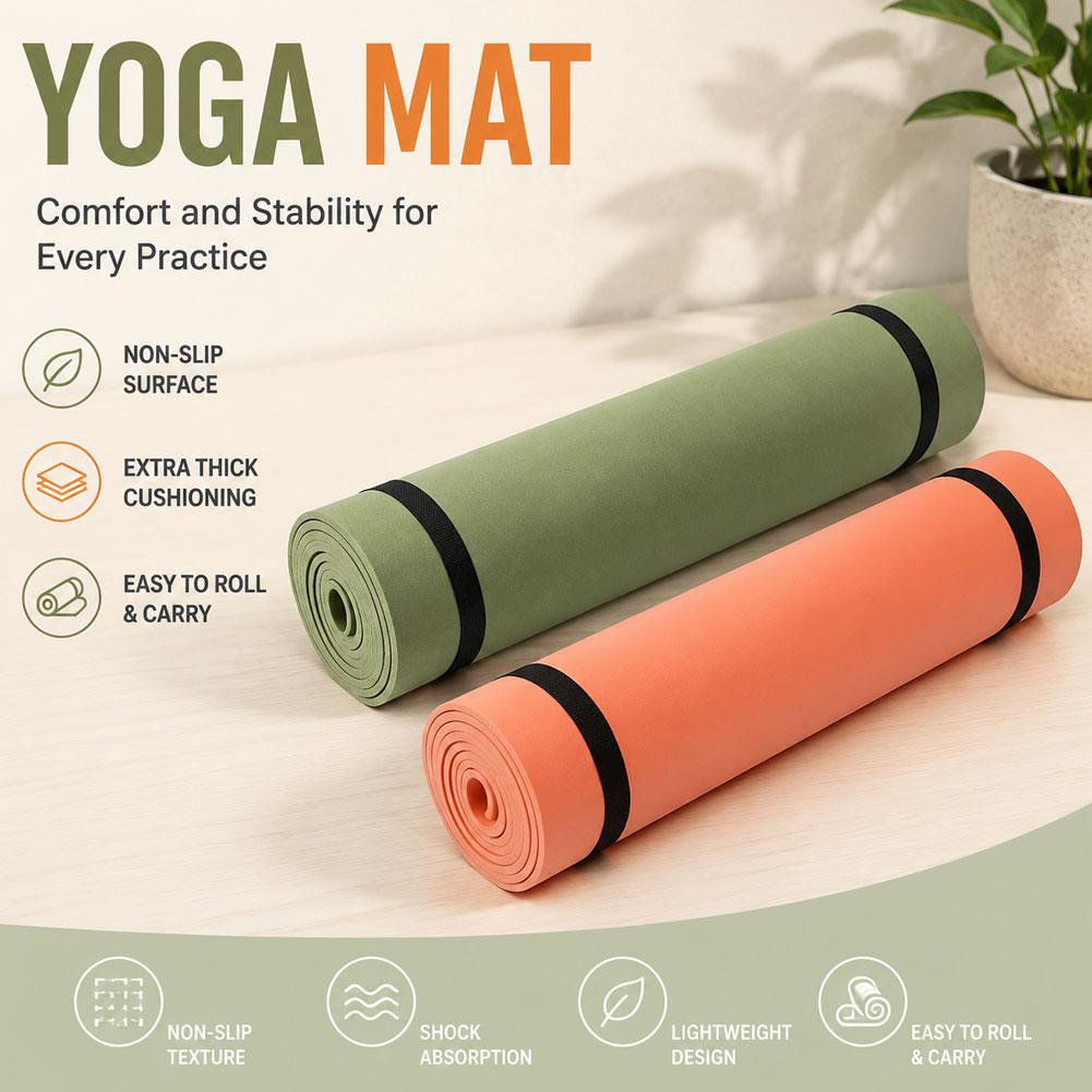 Tapete de Yoga e Pilates Antid - Pilates Yoga Mat Thickness avaliação e preço